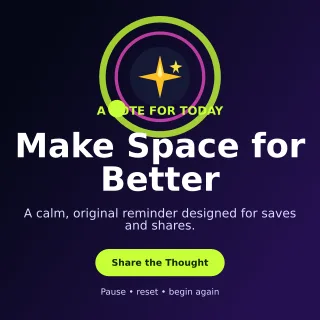 Orbit Original Quote Square Post — editable black social media template, instagram post