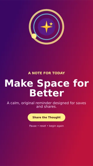 Orbit Original Quote Story — editable purple social media template, story / reel