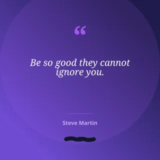Quote of the Day — editable blue social media template, instagram post