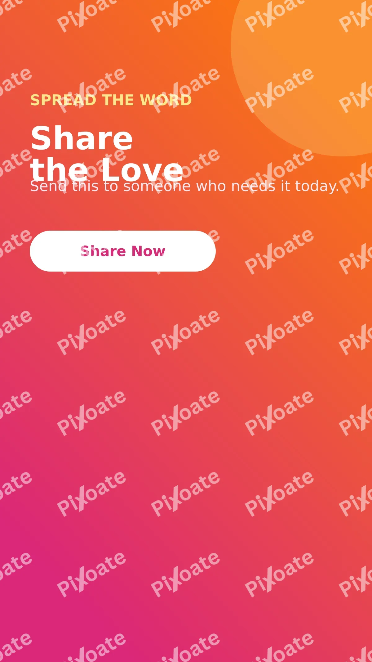 Share This — editable pink social media template, story / reel