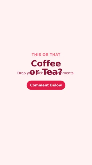 This or That This or That — editable white social media template, story / reel