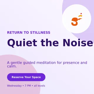 Aurora Meditation Session Square Post — editable white spiritual wellness template, instagram post