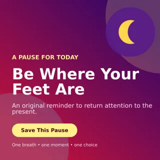 Aurora Mindfulness Reminder Square Post — editable purple spiritual wellness template, instagram post