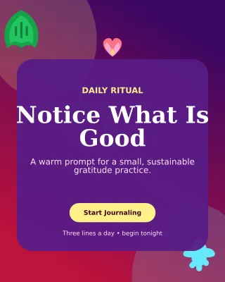 Botanical Gratitude Journal Portrait Post — editable purple spiritual wellness template, instagram portrait
