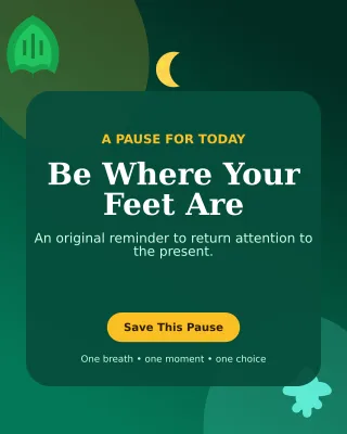 Botanical Mindfulness Reminder Portrait Post — editable black spiritual wellness template, instagram portrait