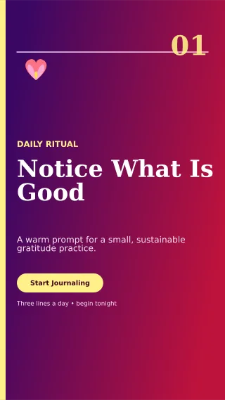Editorial Gratitude Journal Story — editable purple spiritual wellness template, story / reel