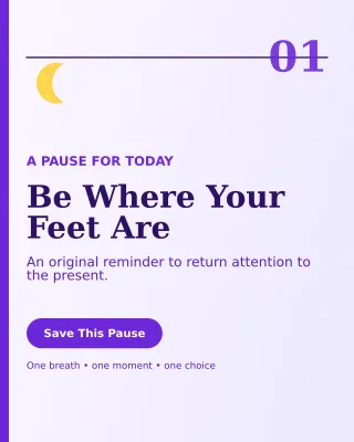 Editorial Mindfulness Reminder Portrait Post — editable white spiritual wellness template, instagram portrait
