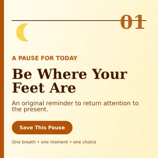 Editorial Mindfulness Reminder Square Post — editable white spiritual wellness template, instagram post