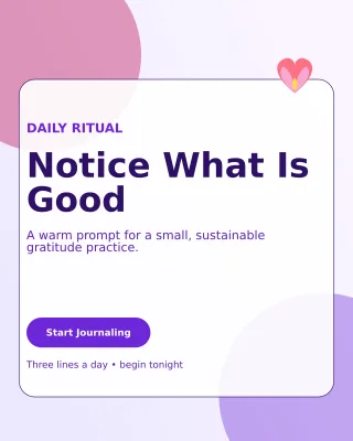 Glass Gratitude Journal Portrait Post — editable white spiritual wellness template, instagram portrait