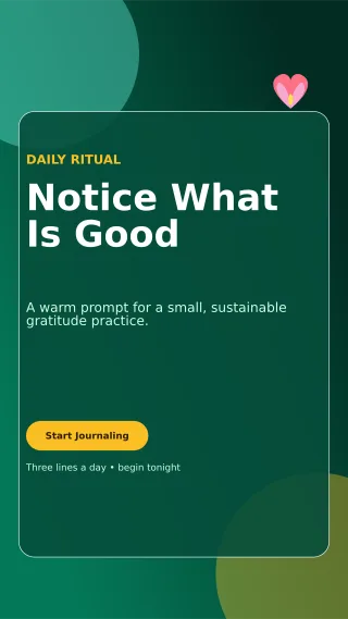 Glass Gratitude Journal Story — editable black spiritual wellness template, story / reel