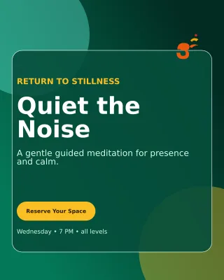 Glass Meditation Session Portrait Post — editable black spiritual wellness template, instagram portrait