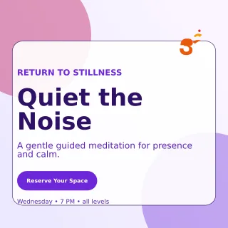 Glass Meditation Session Square Post — editable white spiritual wellness template, instagram post