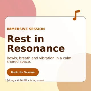 Glass Sound Healing Square Post — editable white spiritual wellness template, instagram post