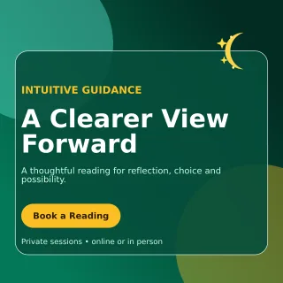 Glass Tarot Reading Square Post — editable black spiritual wellness template, instagram post