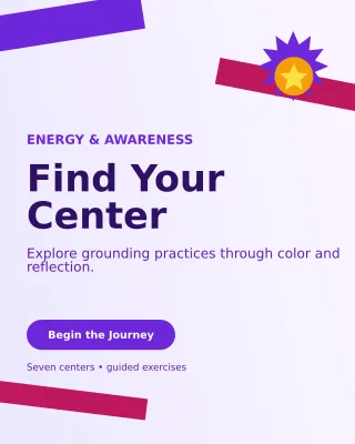 Kinetic Chakra Workshop Portrait Post — editable white spiritual wellness template, instagram portrait