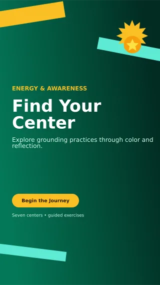Kinetic Chakra Workshop Story — editable black spiritual wellness template, story / reel
