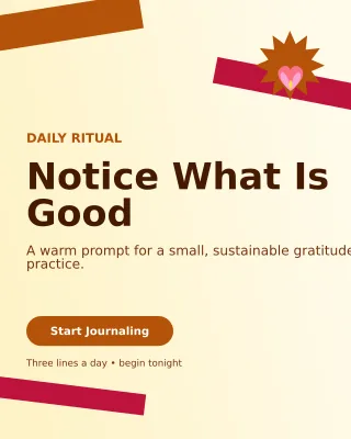 Kinetic Gratitude Journal Portrait Post — editable white spiritual wellness template, instagram portrait