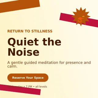 Kinetic Meditation Session Square Post — editable white spiritual wellness template, instagram post