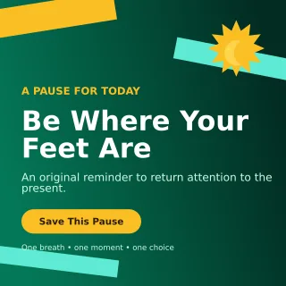 Kinetic Mindfulness Reminder Square Post — editable black spiritual wellness template, instagram post