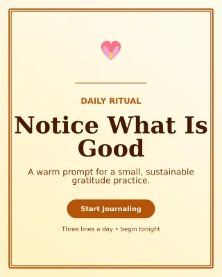 Luxe Gratitude Journal Portrait Post — editable white spiritual wellness template, instagram portrait