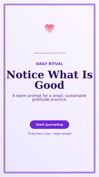 Luxe Gratitude Journal Story — editable white spiritual wellness template, story / reel