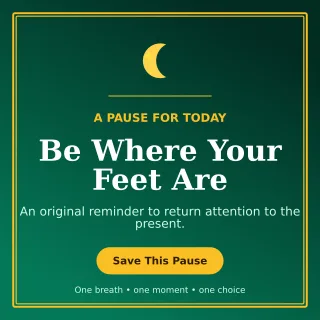 Luxe Mindfulness Reminder Square Post — editable black spiritual wellness template, instagram post