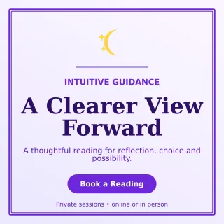 Luxe Tarot Reading Square Post — editable white spiritual wellness template, instagram post