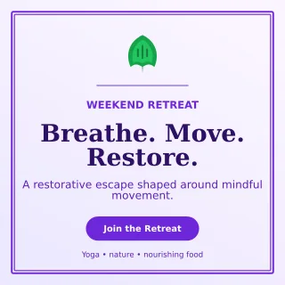 Luxe Yoga Retreat Square Post — editable white spiritual wellness template, instagram post