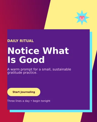 Neo Gratitude Journal Portrait Post — editable purple spiritual wellness template, instagram portrait