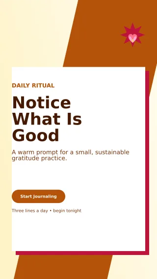 Neo Gratitude Journal Story — editable white spiritual wellness template, story / reel