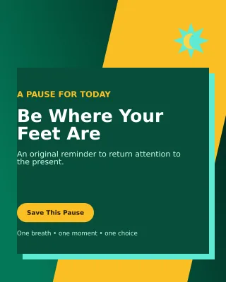 Neo Mindfulness Reminder Portrait Post — editable black spiritual wellness template, instagram portrait