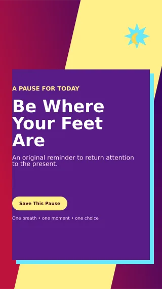 Neo Mindfulness Reminder Story — editable purple spiritual wellness template, story / reel