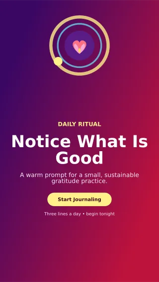 Orbit Gratitude Journal Story — editable purple spiritual wellness template, story / reel