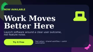 Botanical SaaS Launch Wide Ad — editable black technology and gaming template, youtube thumbnail