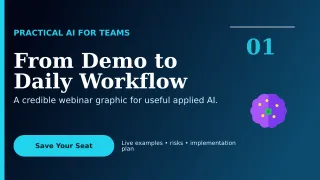 Editorial AI Webinar Wide Ad — editable black technology and gaming template, youtube thumbnail