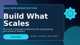 Glass Technology Summit Wide Ad — editable black technology and gaming template, youtube thumbnail