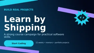 Kinetic Coding Bootcamp Wide Ad — editable black technology and gaming template, youtube thumbnail
