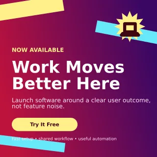 Kinetic SaaS Launch Social Post — editable purple technology and gaming template, instagram post