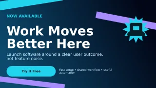 Kinetic SaaS Launch Wide Ad — editable black technology and gaming template, youtube thumbnail