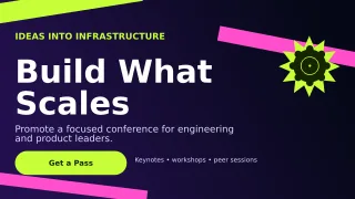 Kinetic Technology Summit Wide Ad — editable black technology and gaming template, youtube thumbnail