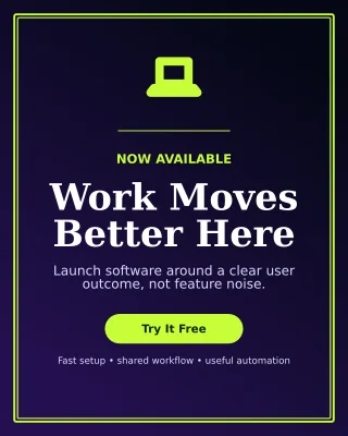 Luxe SaaS Launch Poster — editable black technology and gaming template, instagram portrait