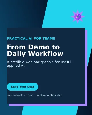 Neo AI Webinar Poster — editable black technology and gaming template, instagram portrait