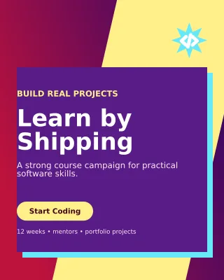 Neo Coding Bootcamp Poster — editable purple technology and gaming template, instagram portrait
