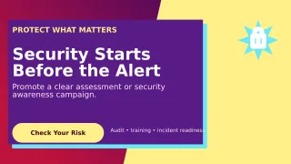 Neo Cybersecurity Wide Ad — editable purple technology and gaming template, youtube thumbnail