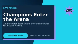 Neo Esports Event Wide Ad — editable black technology and gaming template, youtube thumbnail