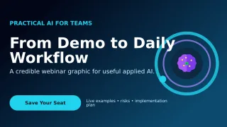 Orbit AI Webinar Wide Ad — editable black technology and gaming template, youtube thumbnail