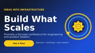 Orbit Technology Summit Wide Ad — editable blue technology and gaming template, youtube thumbnail