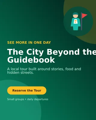 Aurora City Tour Offer Poster — editable black travel and hospitality template, instagram portrait