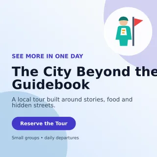 Aurora City Tour Social Post — editable white travel and hospitality template, instagram post