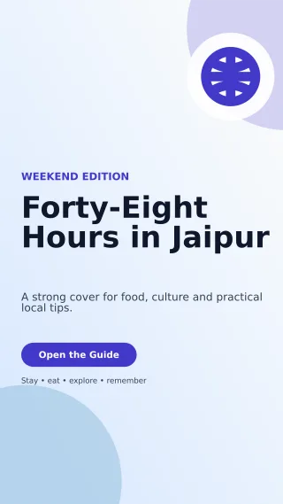 Aurora Destination Guide Story — editable white travel and hospitality template, story / reel